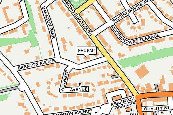 EH4 6AP map - OS OpenMap – Local (Ordnance Survey)