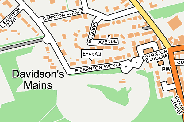 EH4 6AQ map - OS OpenMap – Local (Ordnance Survey)