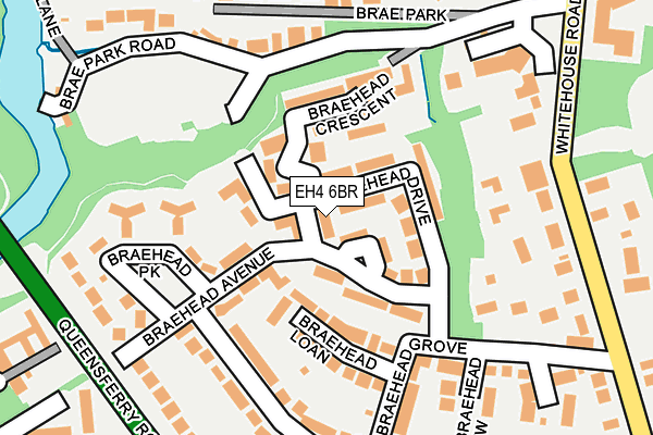 EH4 6BR map - OS OpenMap – Local (Ordnance Survey)