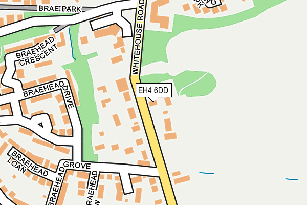 EH4 6DD map - OS OpenMap – Local (Ordnance Survey)