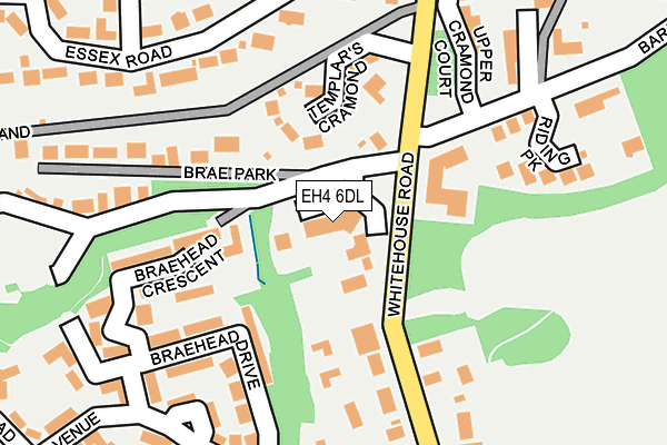 EH4 6DL map - OS OpenMap – Local (Ordnance Survey)