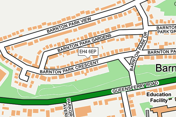 EH4 6EP map - OS OpenMap – Local (Ordnance Survey)