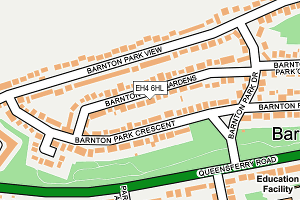 EH4 6HL map - OS OpenMap – Local (Ordnance Survey)