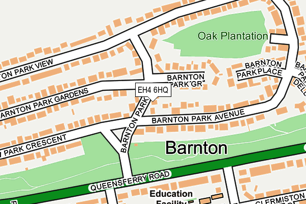 EH4 6HQ map - OS OpenMap – Local (Ordnance Survey)