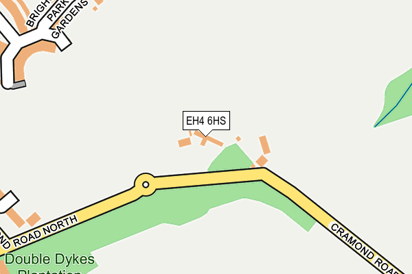 EH4 6HS map - OS OpenMap – Local (Ordnance Survey)