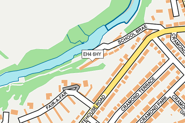 EH4 6HY map - OS OpenMap – Local (Ordnance Survey)