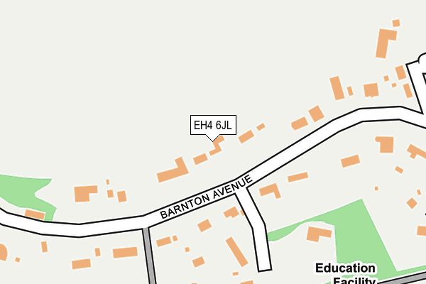 EH4 6JL map - OS OpenMap – Local (Ordnance Survey)