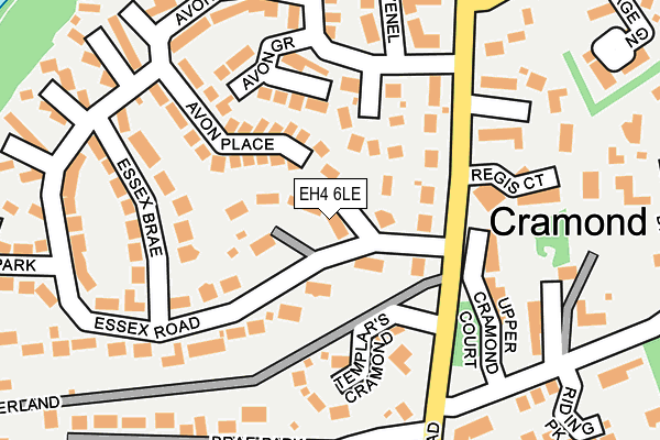 EH4 6LE map - OS OpenMap – Local (Ordnance Survey)