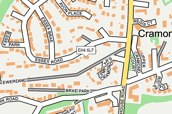 EH4 6LF map - OS OpenMap – Local (Ordnance Survey)