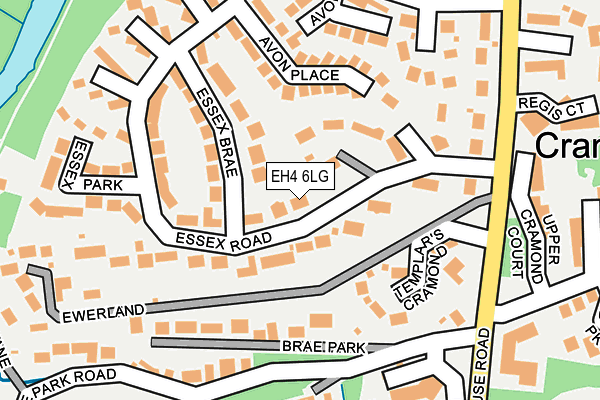 EH4 6LG map - OS OpenMap – Local (Ordnance Survey)