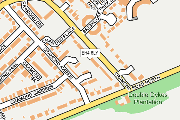 EH4 6LY map - OS OpenMap – Local (Ordnance Survey)