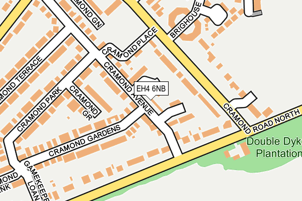 EH4 6NB map - OS OpenMap – Local (Ordnance Survey)