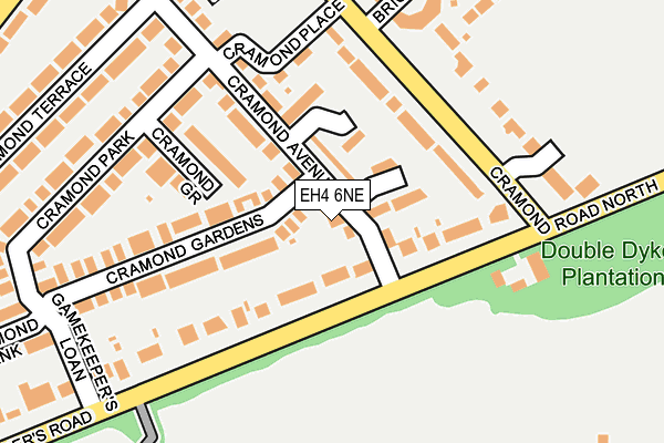 EH4 6NE map - OS OpenMap – Local (Ordnance Survey)