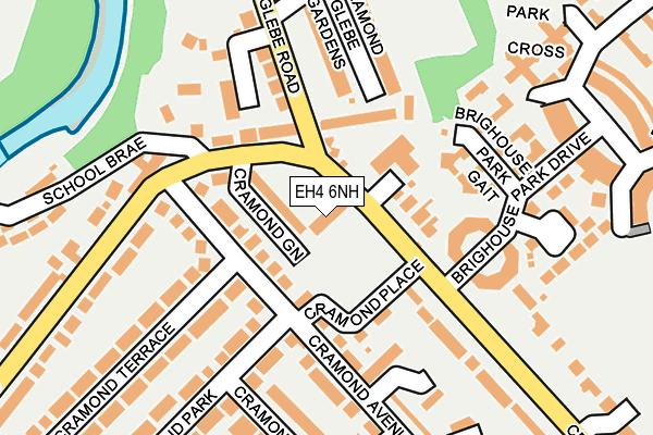 EH4 6NH map - OS OpenMap – Local (Ordnance Survey)