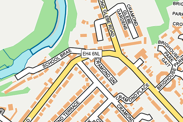 EH4 6NL map - OS OpenMap – Local (Ordnance Survey)