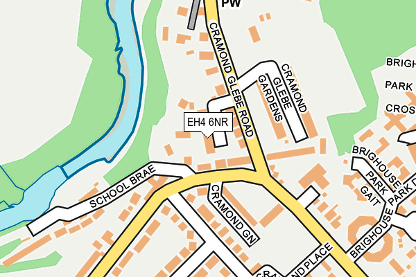 EH4 6NR map - OS OpenMap – Local (Ordnance Survey)