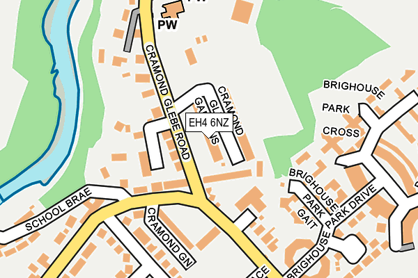 EH4 6NZ map - OS OpenMap – Local (Ordnance Survey)