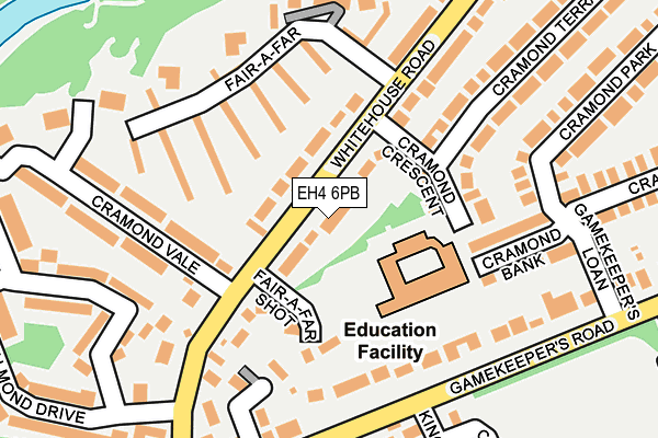 EH4 6PB map - OS OpenMap – Local (Ordnance Survey)