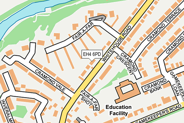 EH4 6PD map - OS OpenMap – Local (Ordnance Survey)