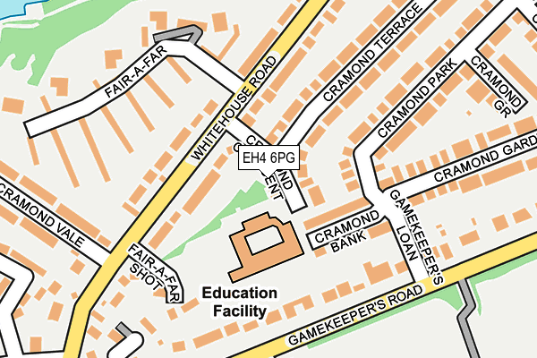 EH4 6PG map - OS OpenMap – Local (Ordnance Survey)