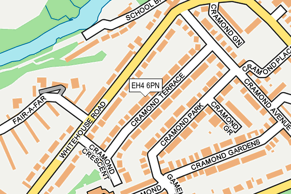 EH4 6PN map - OS OpenMap – Local (Ordnance Survey)