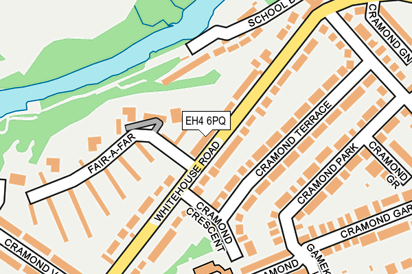 EH4 6PQ map - OS OpenMap – Local (Ordnance Survey)