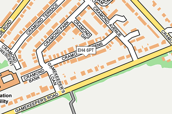 EH4 6PT map - OS OpenMap – Local (Ordnance Survey)