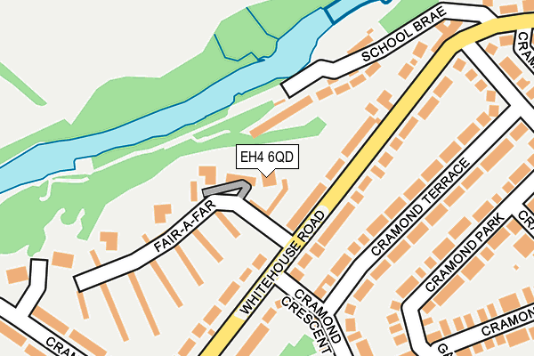 EH4 6QD map - OS OpenMap – Local (Ordnance Survey)