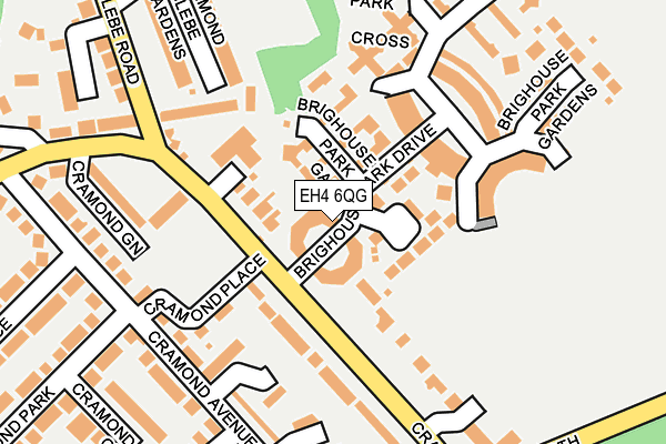 EH4 6QG map - OS OpenMap – Local (Ordnance Survey)