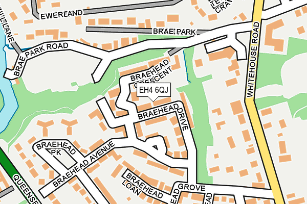 EH4 6QJ map - OS OpenMap – Local (Ordnance Survey)