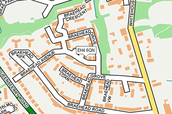 EH4 6QN map - OS OpenMap – Local (Ordnance Survey)