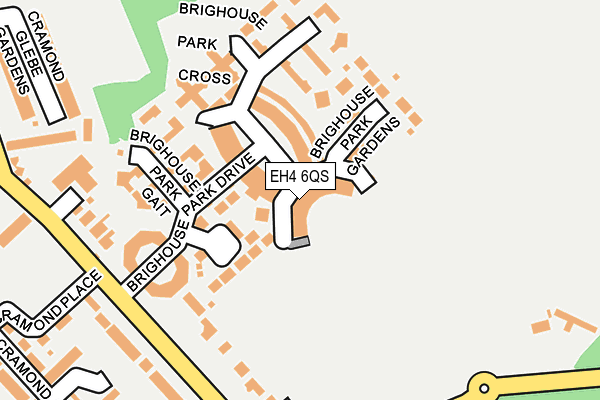 EH4 6QS map - OS OpenMap – Local (Ordnance Survey)