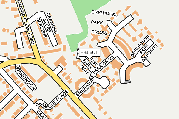 EH4 6QT map - OS OpenMap – Local (Ordnance Survey)