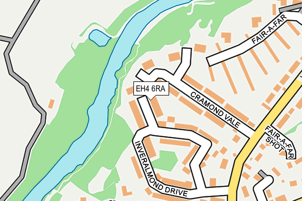 EH4 6RA map - OS OpenMap – Local (Ordnance Survey)
