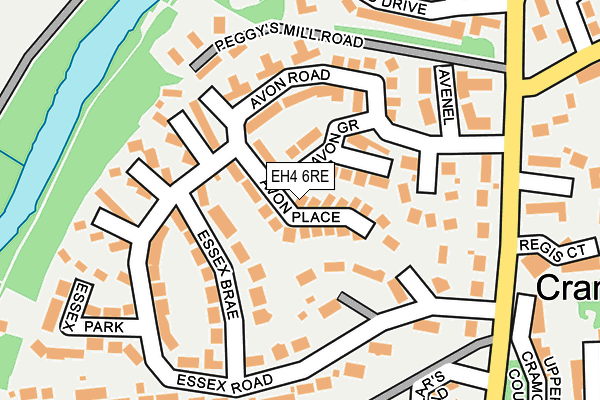 EH4 6RE map - OS OpenMap – Local (Ordnance Survey)