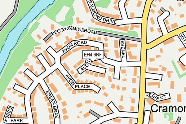EH4 6RF map - OS OpenMap – Local (Ordnance Survey)