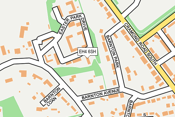 EH4 6SH map - OS OpenMap – Local (Ordnance Survey)