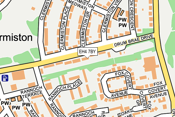 EH4 7BY map - OS OpenMap – Local (Ordnance Survey)