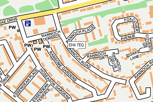 EH4 7EQ map - OS OpenMap – Local (Ordnance Survey)
