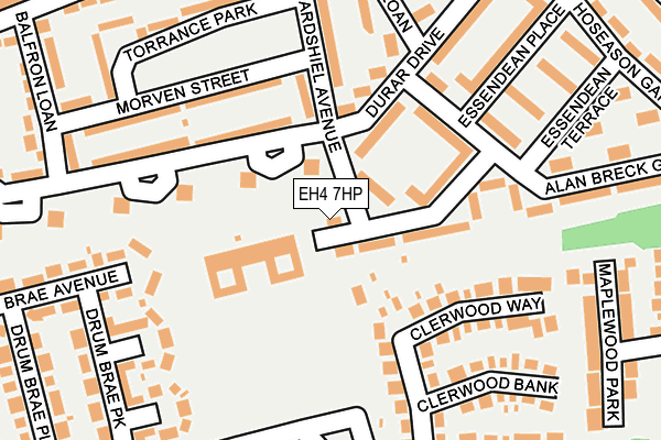 EH4 7HP map - OS OpenMap – Local (Ordnance Survey)