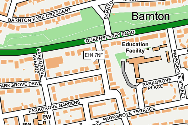 EH4 7NF map - OS OpenMap – Local (Ordnance Survey)