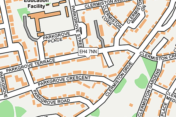 EH4 7NN map - OS OpenMap – Local (Ordnance Survey)