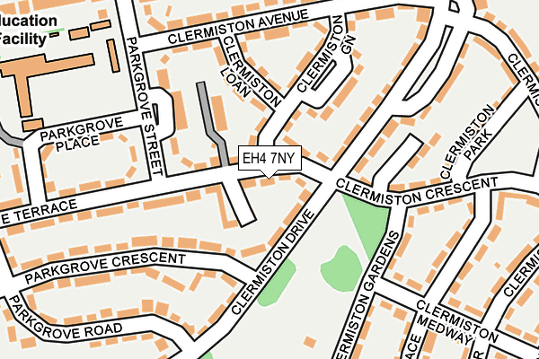 EH4 7NY map - OS OpenMap – Local (Ordnance Survey)