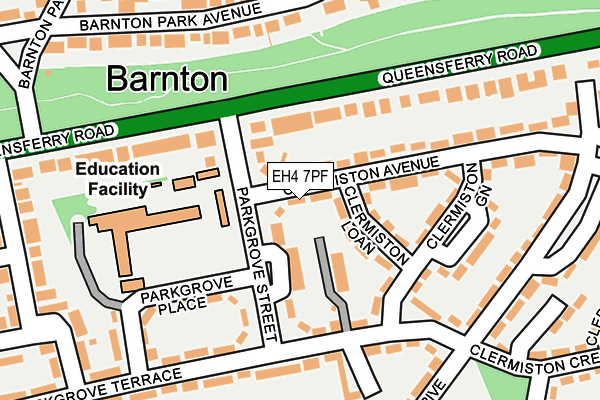 EH4 7PF map - OS OpenMap – Local (Ordnance Survey)