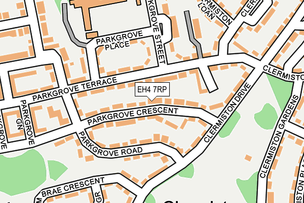 EH4 7RP map - OS OpenMap – Local (Ordnance Survey)