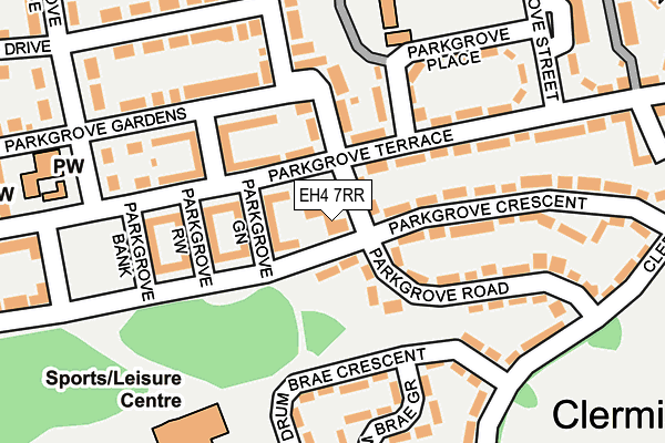 EH4 7RR map - OS OpenMap – Local (Ordnance Survey)