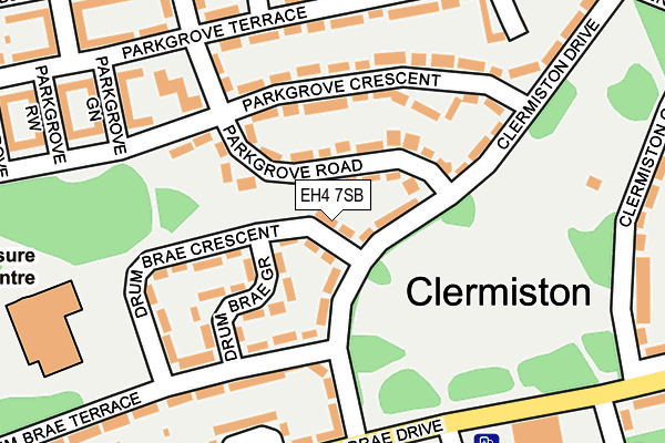 EH4 7SB map - OS OpenMap – Local (Ordnance Survey)