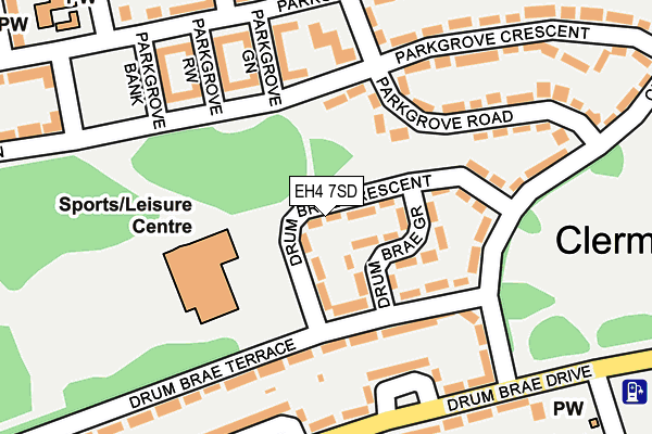 EH4 7SD map - OS OpenMap – Local (Ordnance Survey)