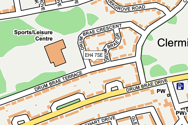 EH4 7SE map - OS OpenMap – Local (Ordnance Survey)