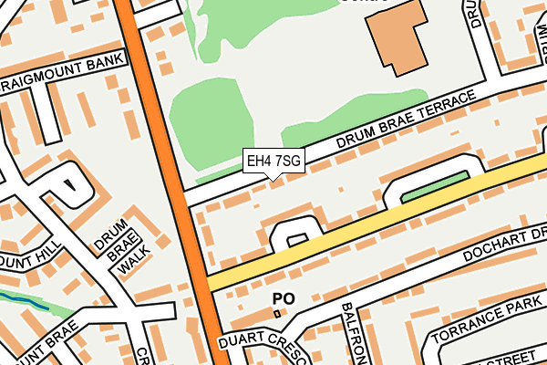 EH4 7SG map - OS OpenMap – Local (Ordnance Survey)